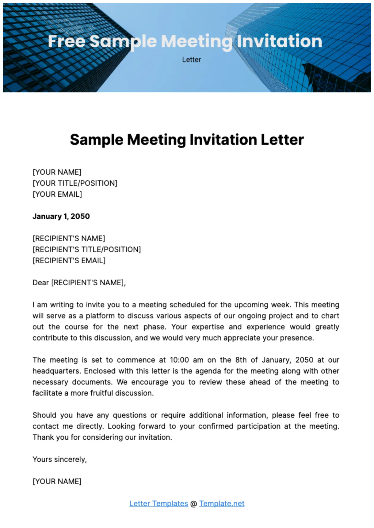 Meeting invitation wording smc meeting invitation sample
