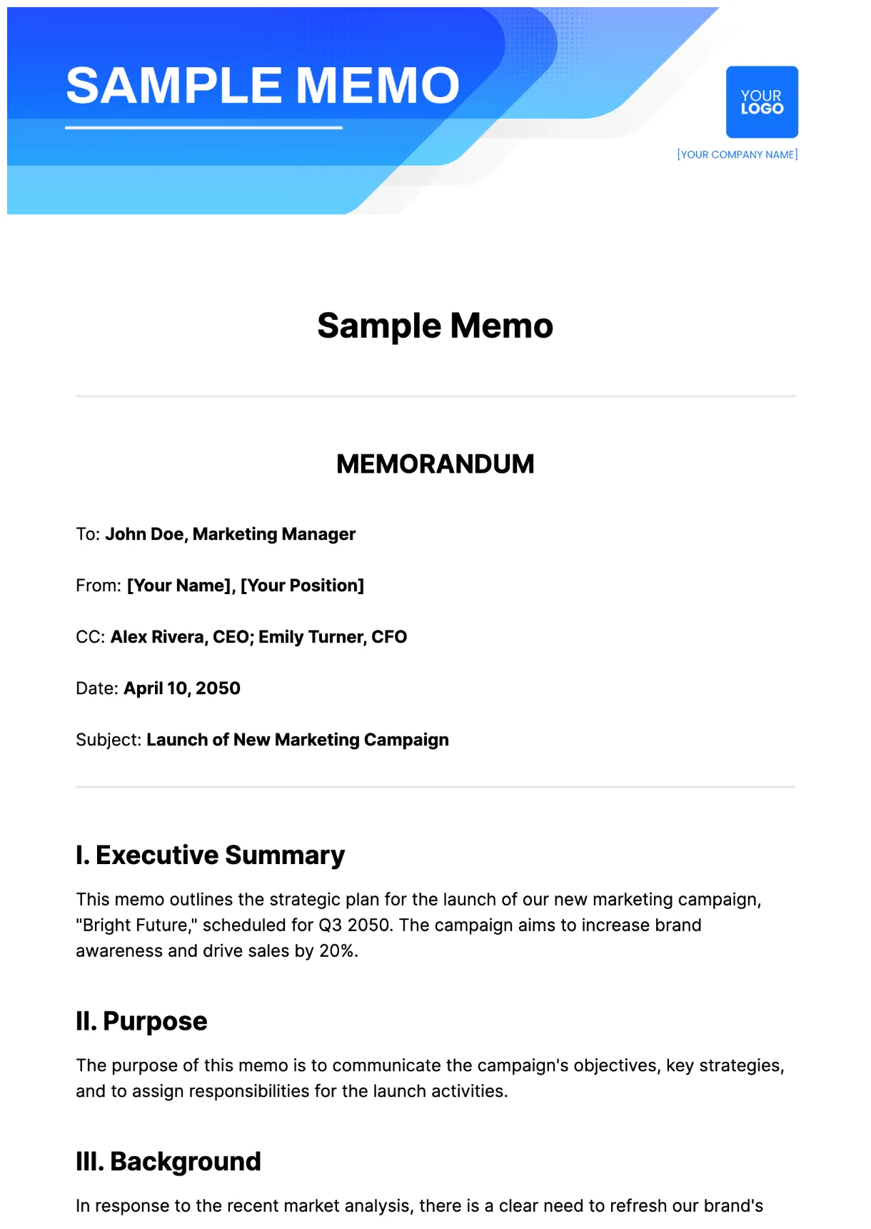 Free Freight Memo Format Template to Edit Online
