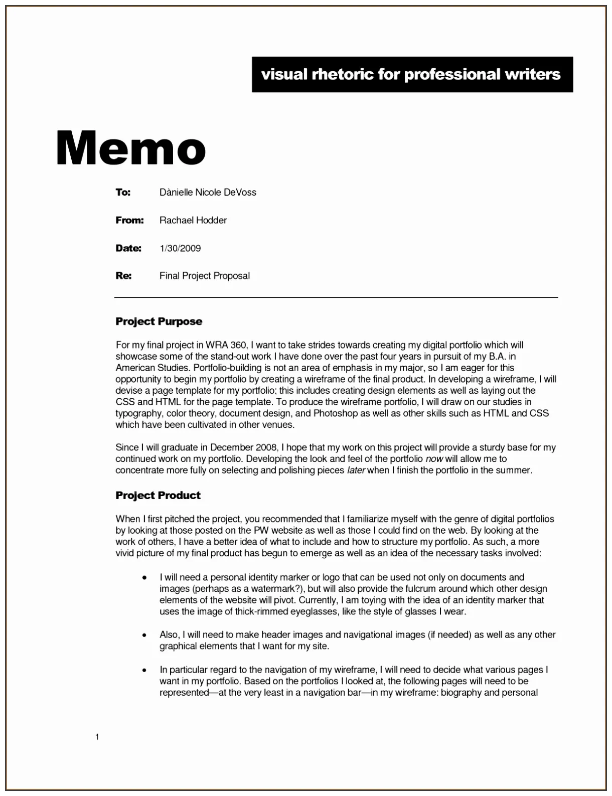 Standard Memo Format Example at netbradyblog Blog