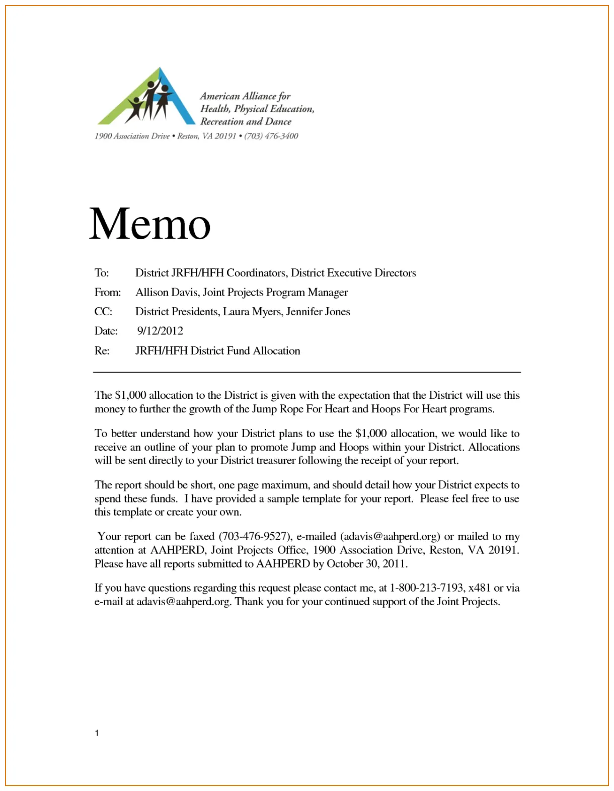 Standard Memo Format Example at netbradyblog Blog