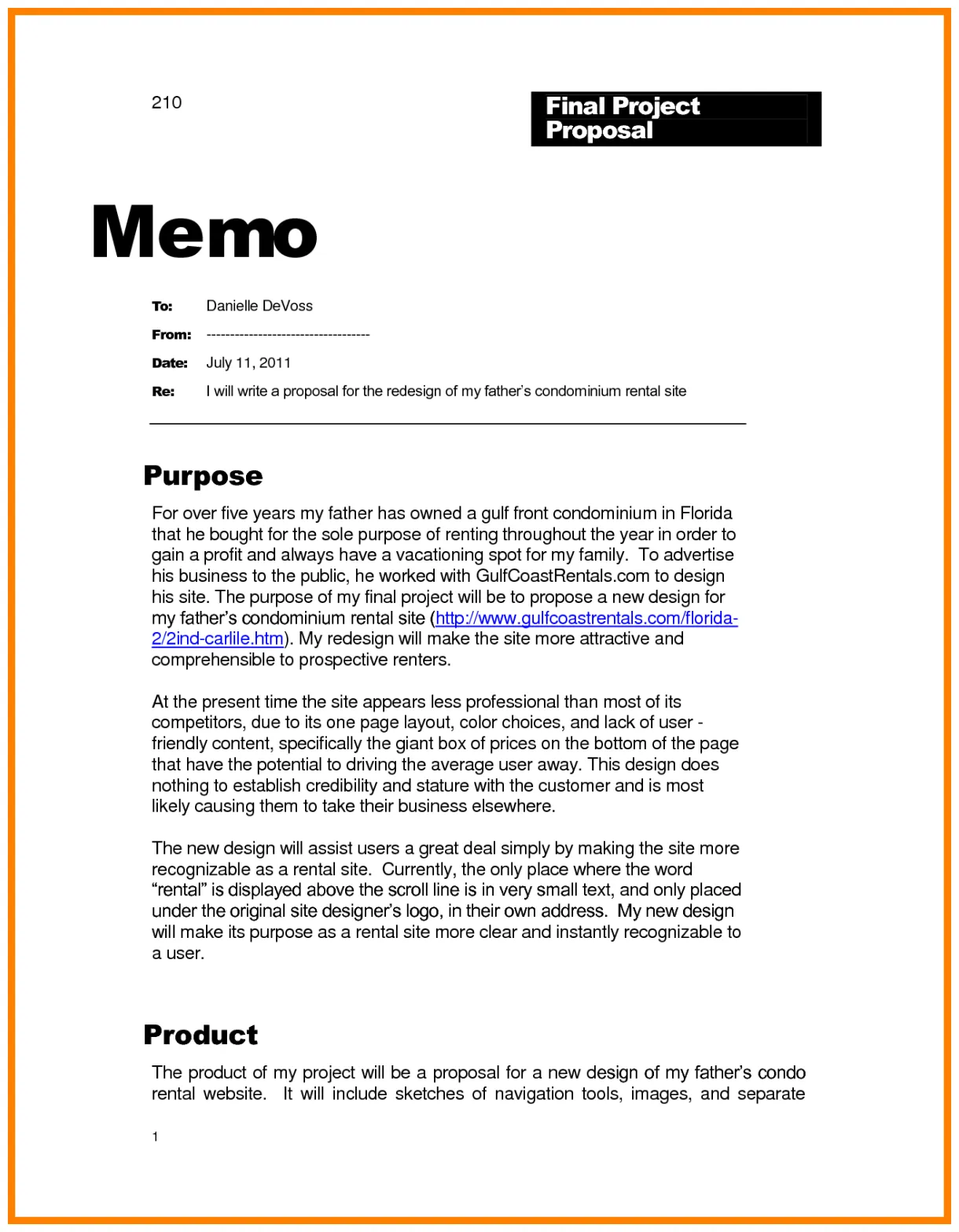 Memo Writing Format Example – Financial Report