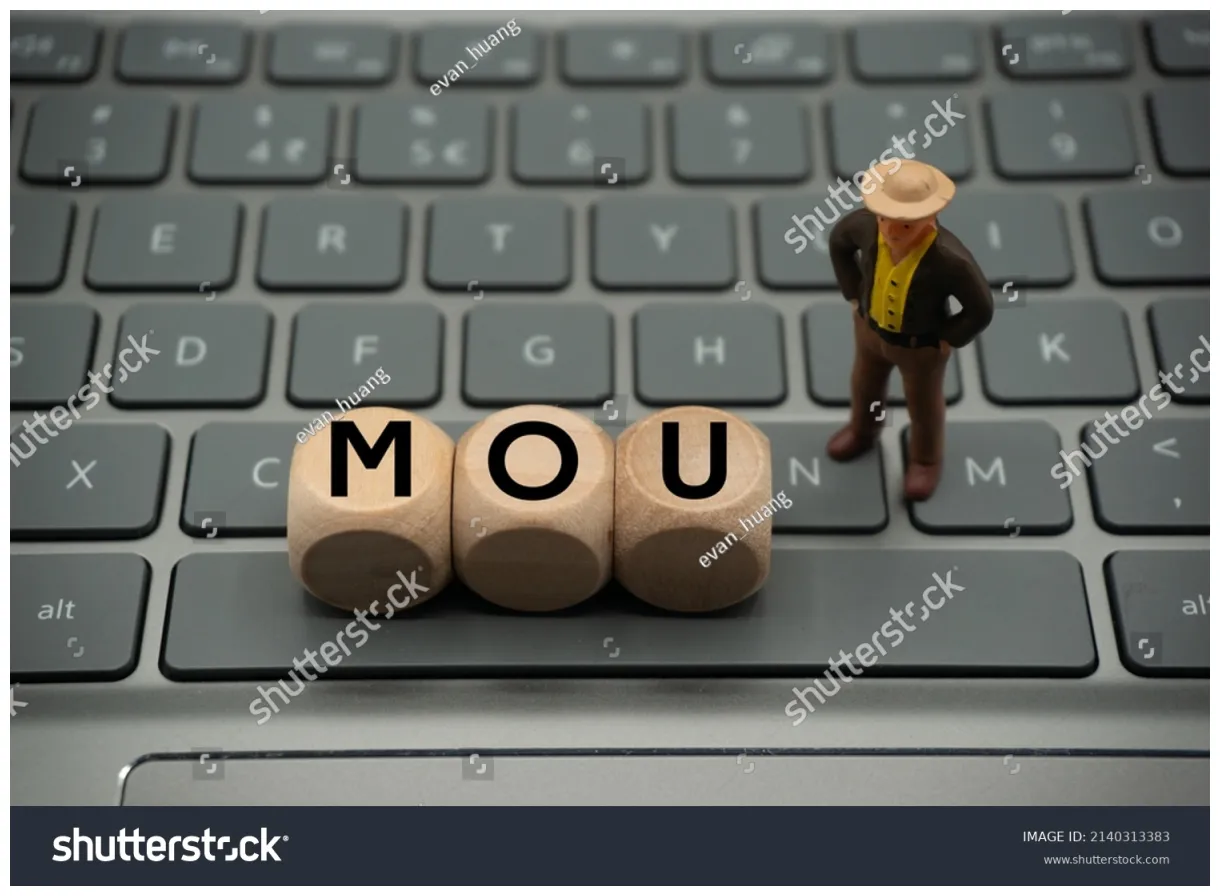 Memorandum understanding mou agreement outlined formal printable coloring page