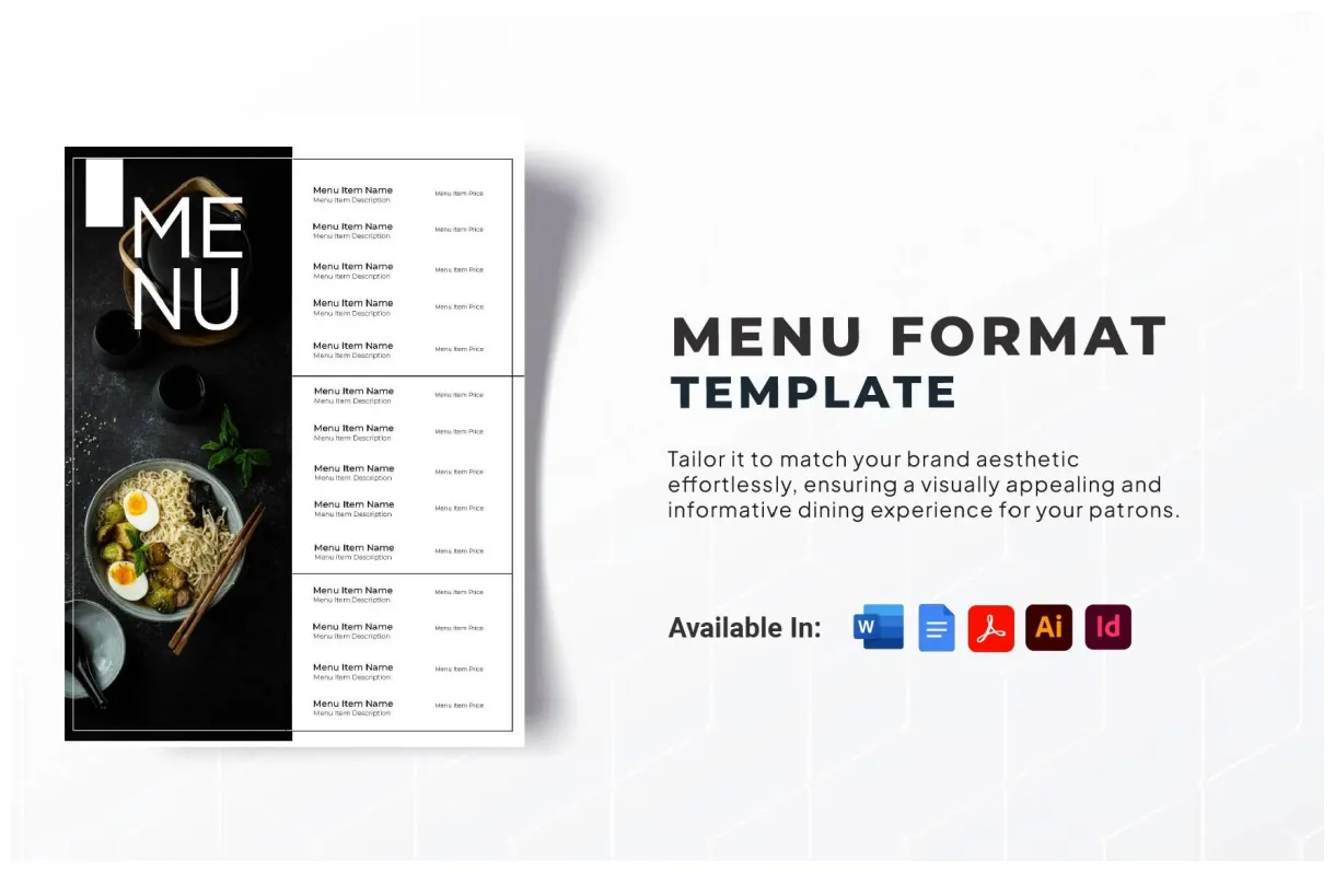 Hotel in word download template