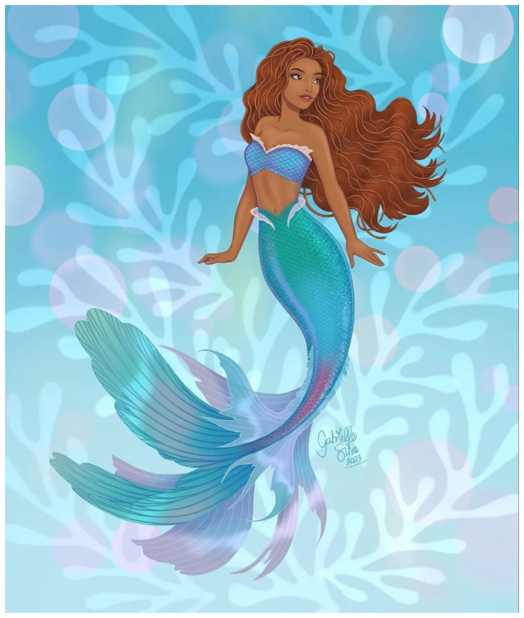 Ariel Mermaid Poster | Disney Princess Fan Art