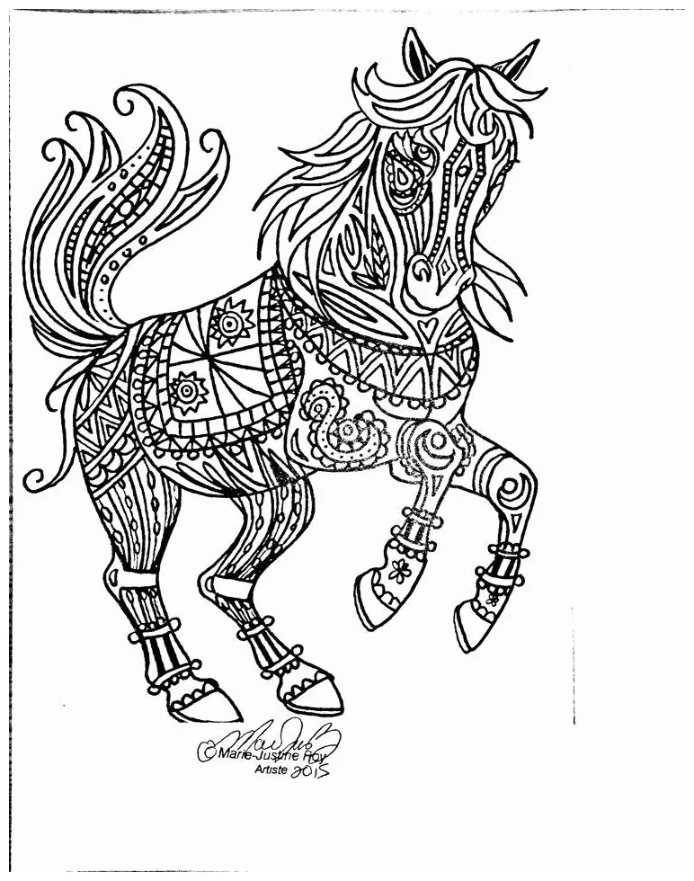 Merry go round coloring page at getcolorings free printable