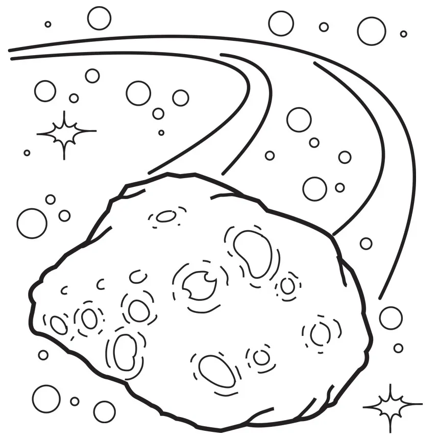 Meteor-coloring-pages coloringkids