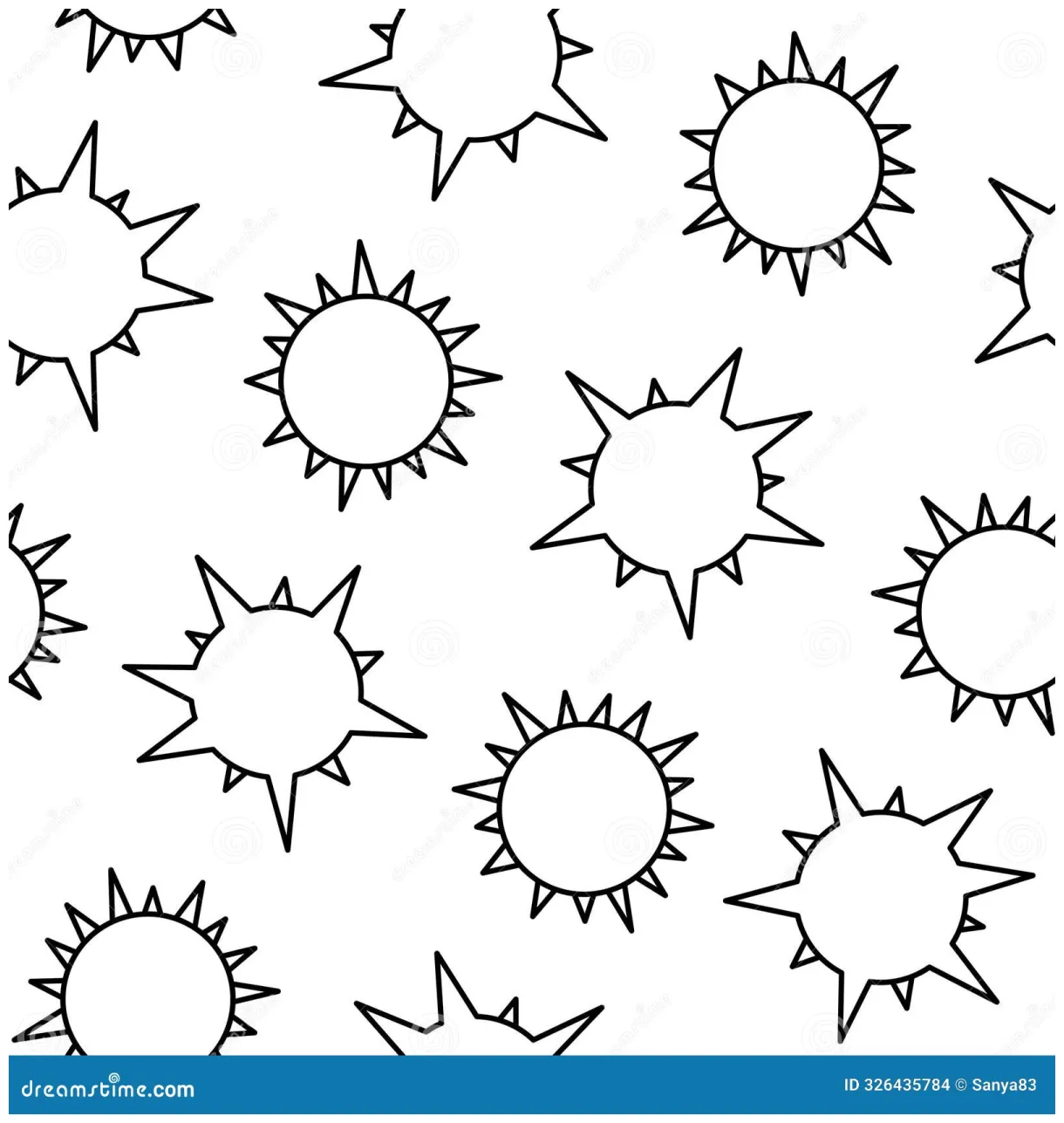 Microbes. seamless pattern. coloring book stock illustration