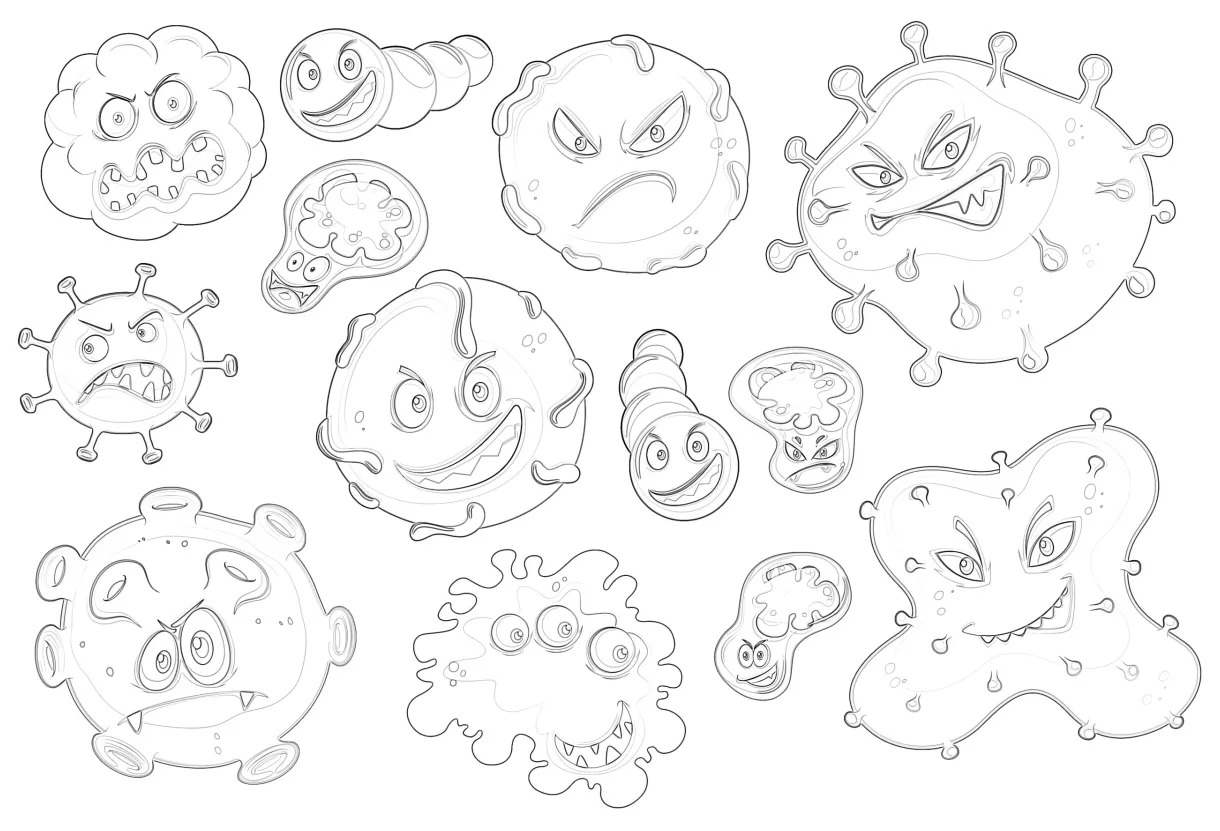 Microbiology Coloring Pages Coloring Pages