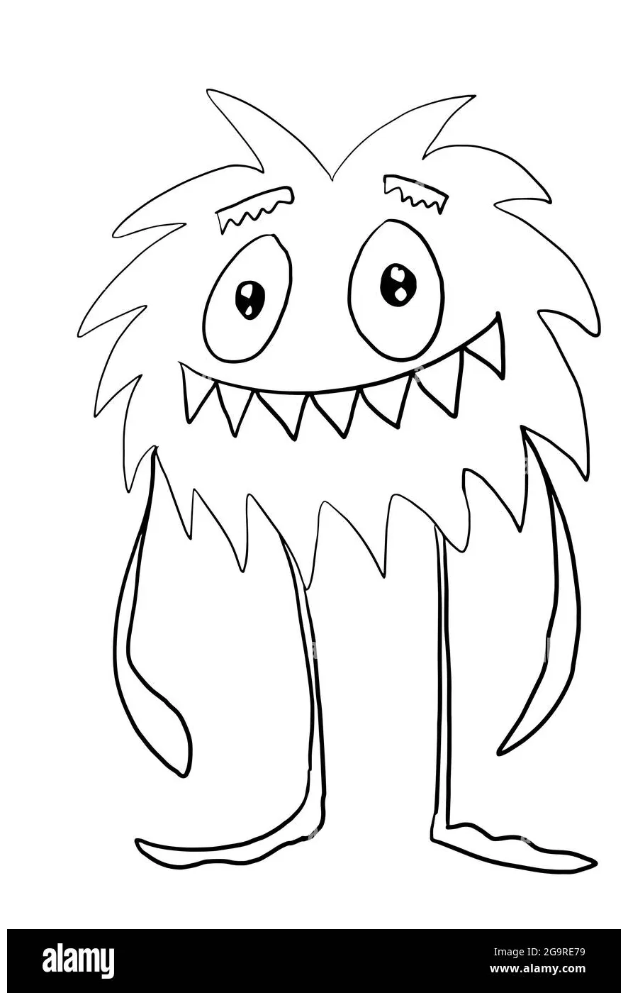 Cartoon characters ,microbe , bacteria illustration,coloring stock