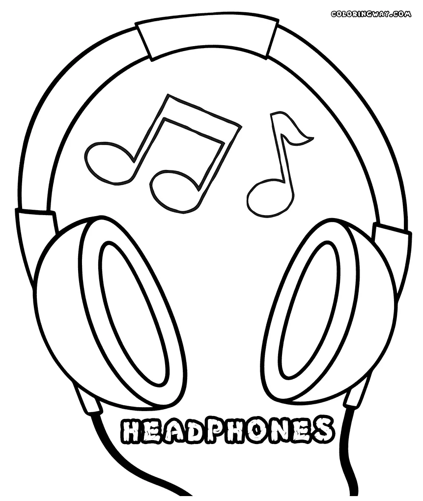 Microphone Coloring Page. Coloring Page To Download And Print