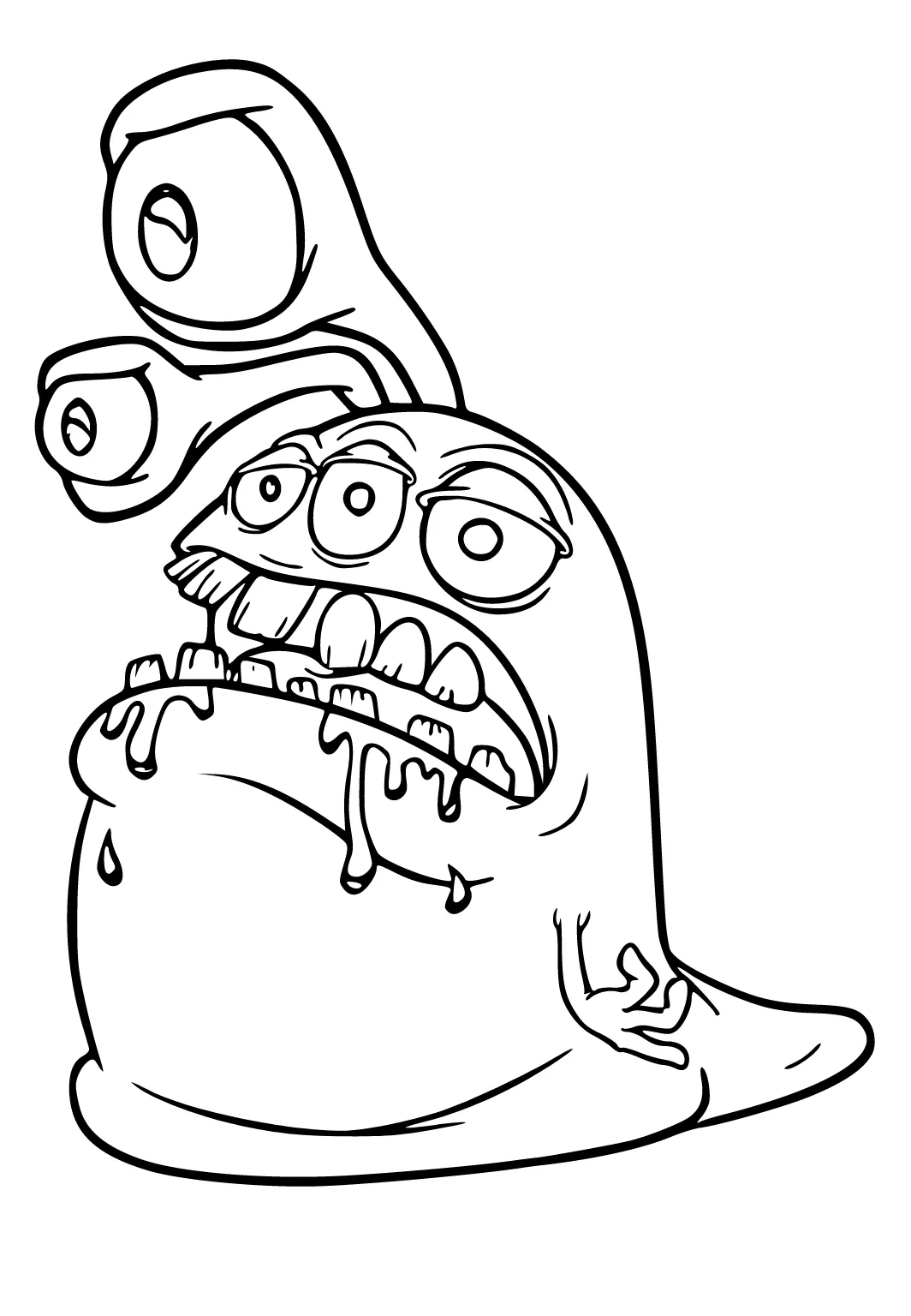 Coloriage De Mike Wazowski