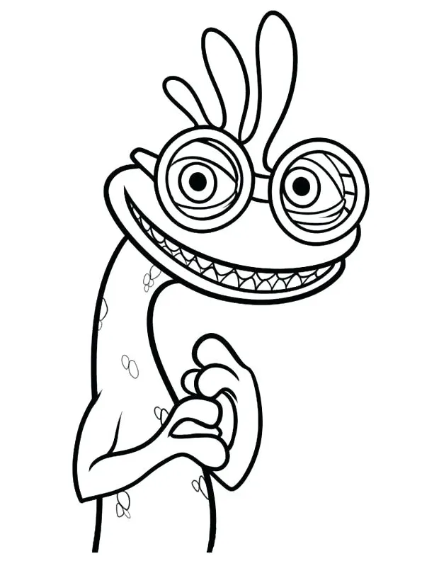 Mike wazowski coloring pages coloring pages