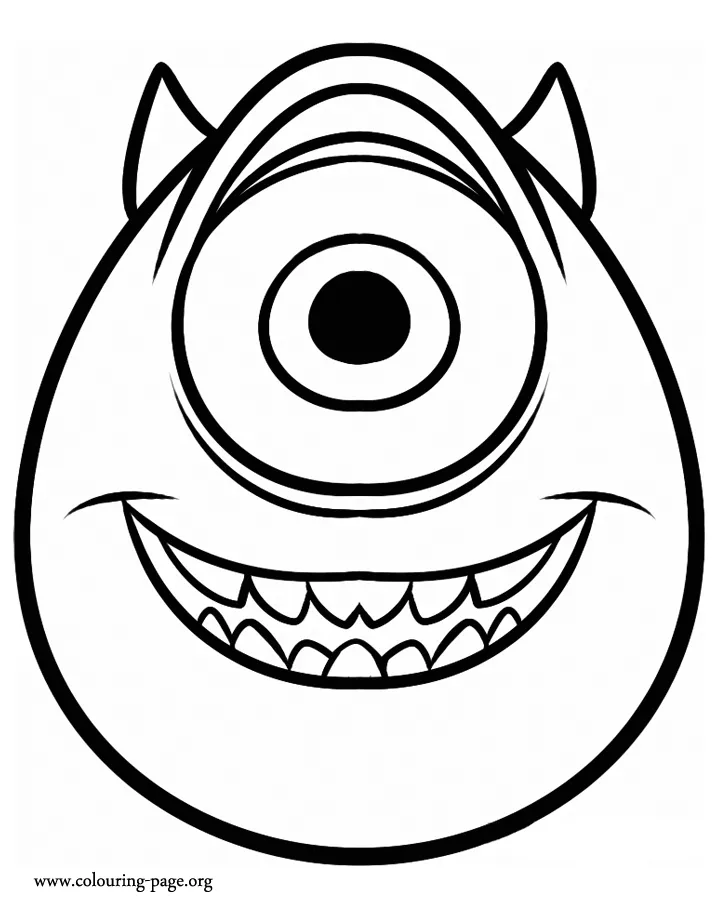 Mike wazowski coloring pages coloring home