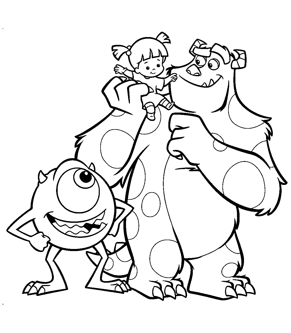 Mike wazowski coloring pages coloring home