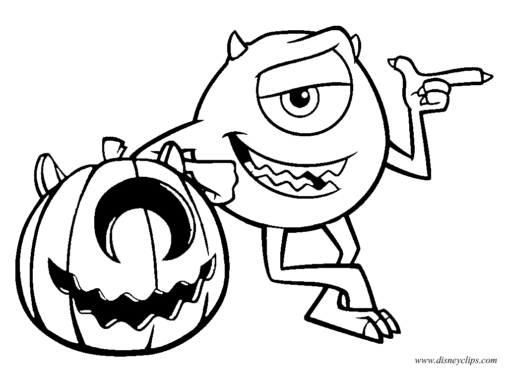 Mike wazowski coloring pages coloring home