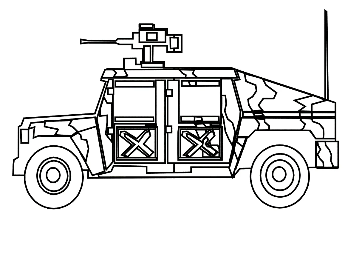 Transportation coloring sheets military vehicles coloring pages s