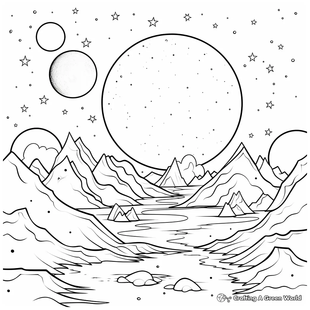 S coloring nation printable coloring page