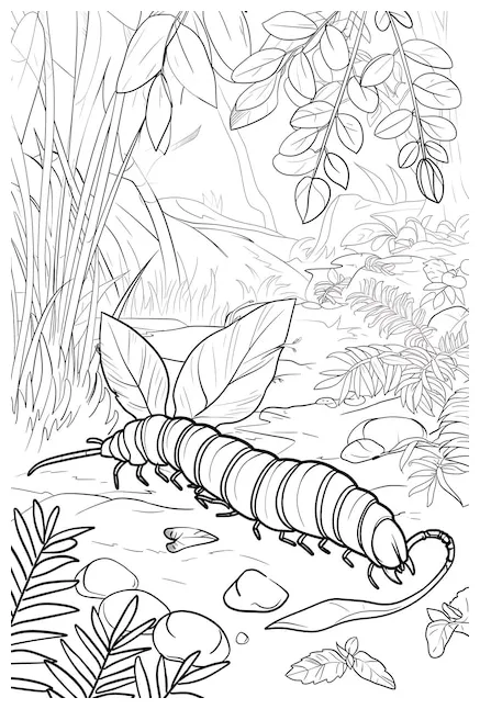 Millipede Coloring Pages Centipedes (no Photos) Zenith Preparatory