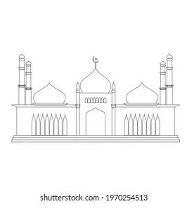 Mosqui domes design stock vector