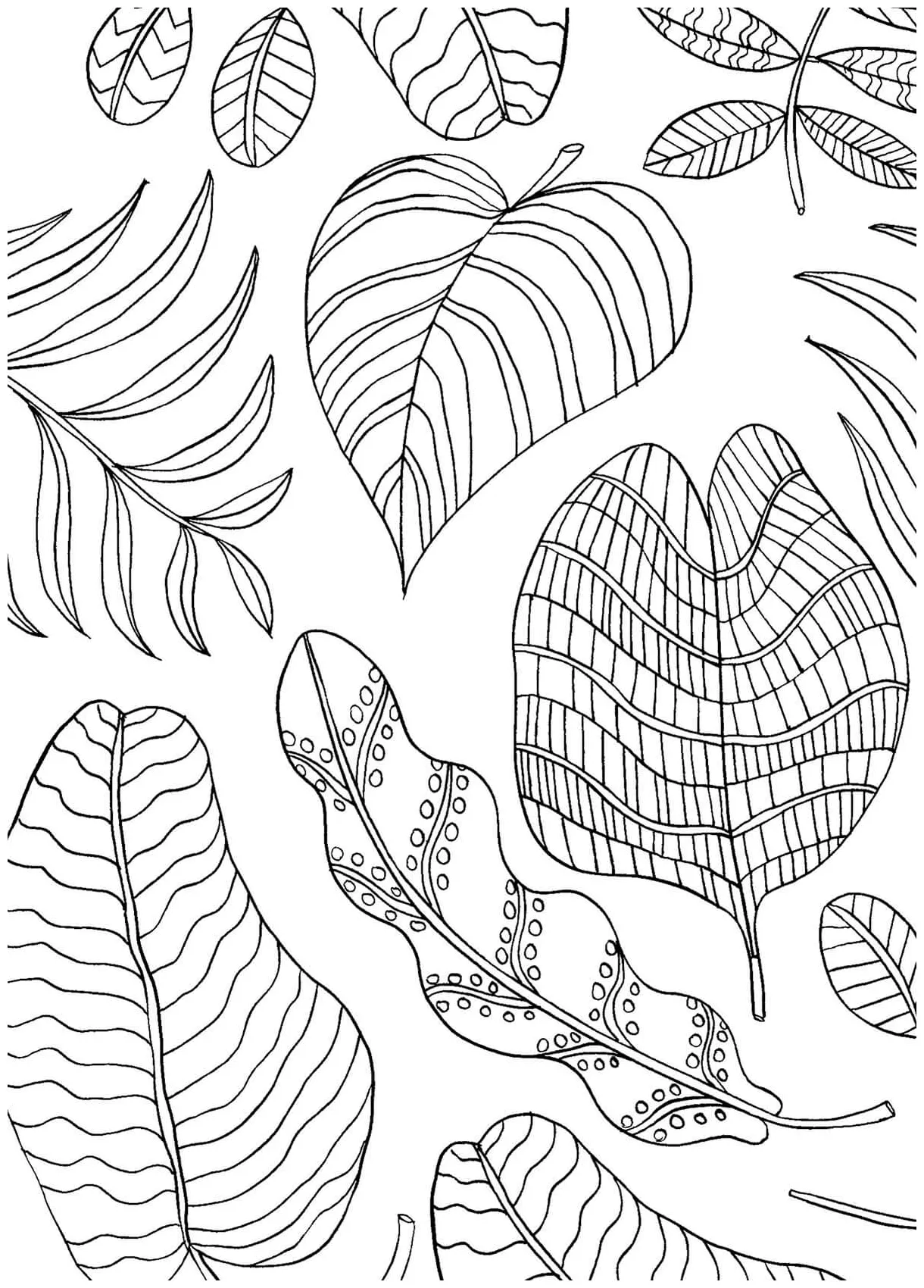 Mindfulness coloring page