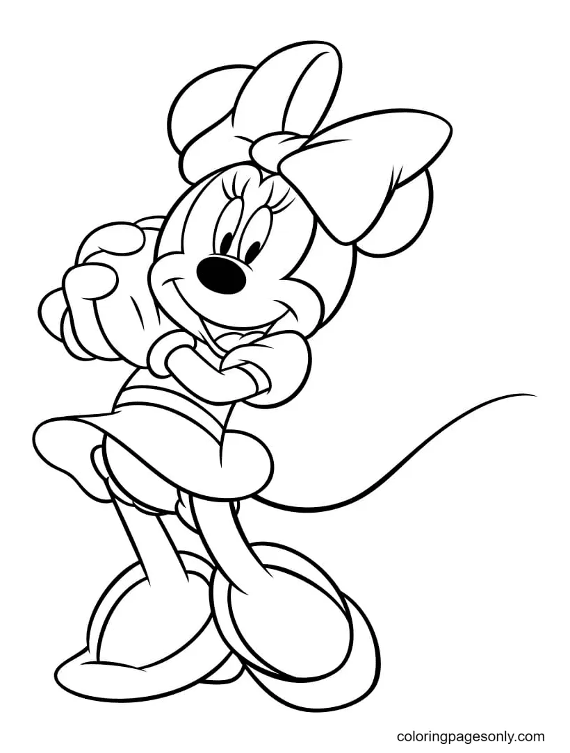 108 Minnie Mouse Coloring Pages - ColoringPagesOnly.com