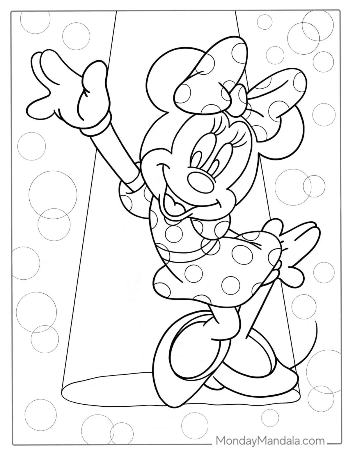 47 Minnie Mouse Coloring Pages (Free PDF Printables)