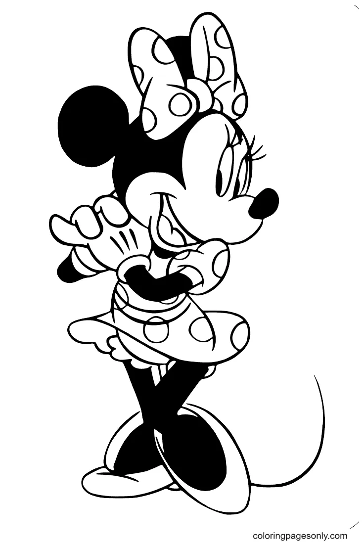108 Minnie Mouse Coloring Pages - ColoringPagesOnly.com