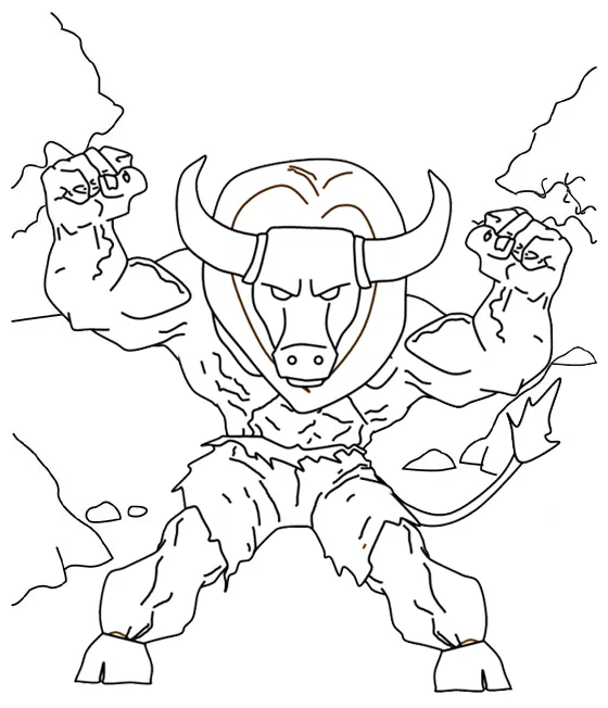 Top Six Greek Myth of the Minotaur Coloring Pages - Coloring Pages