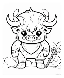 Greek mythology coloring pages minotaurs