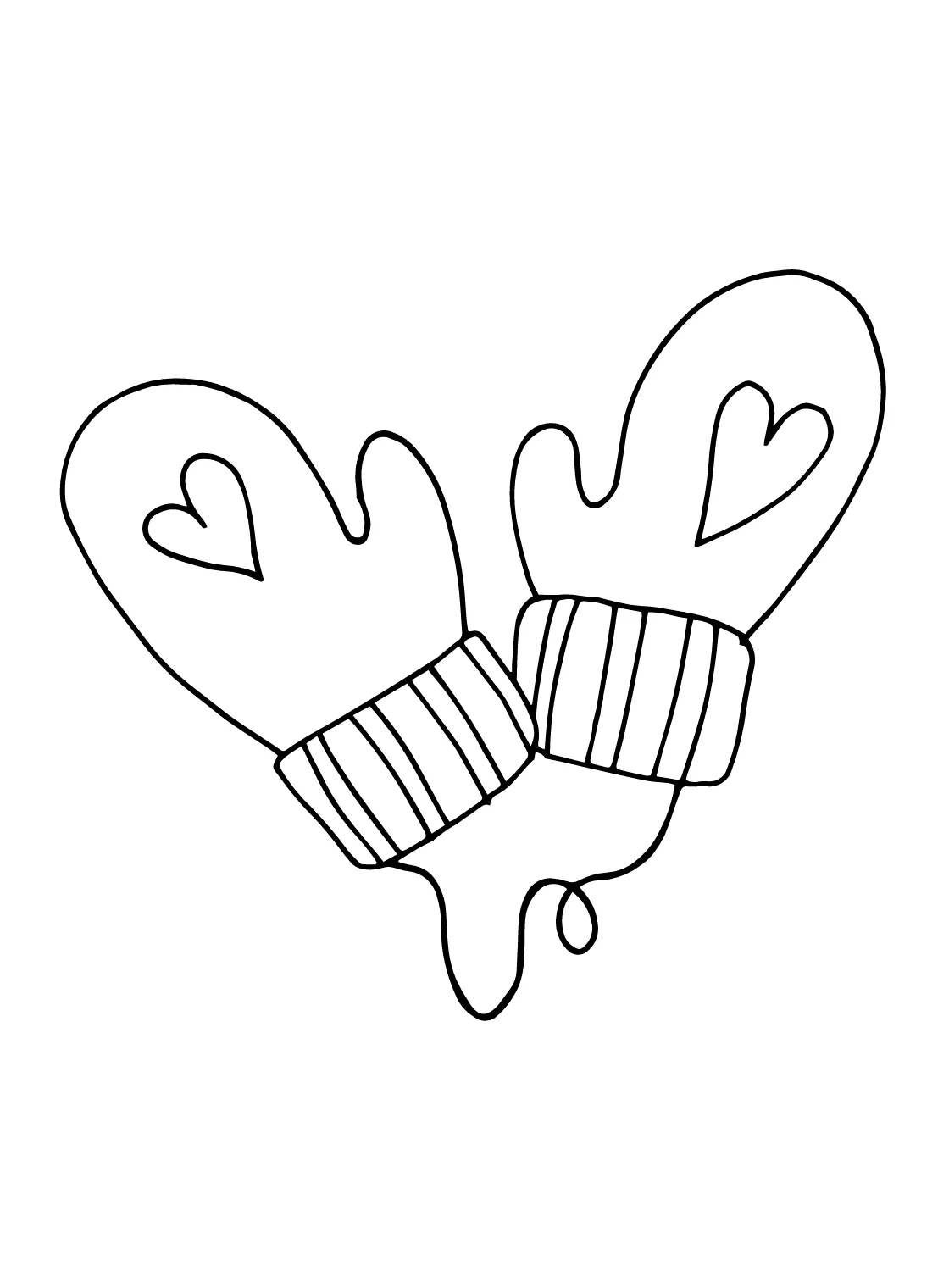 46 Mittens Coloring Pages - ColoringPagesOnly.com