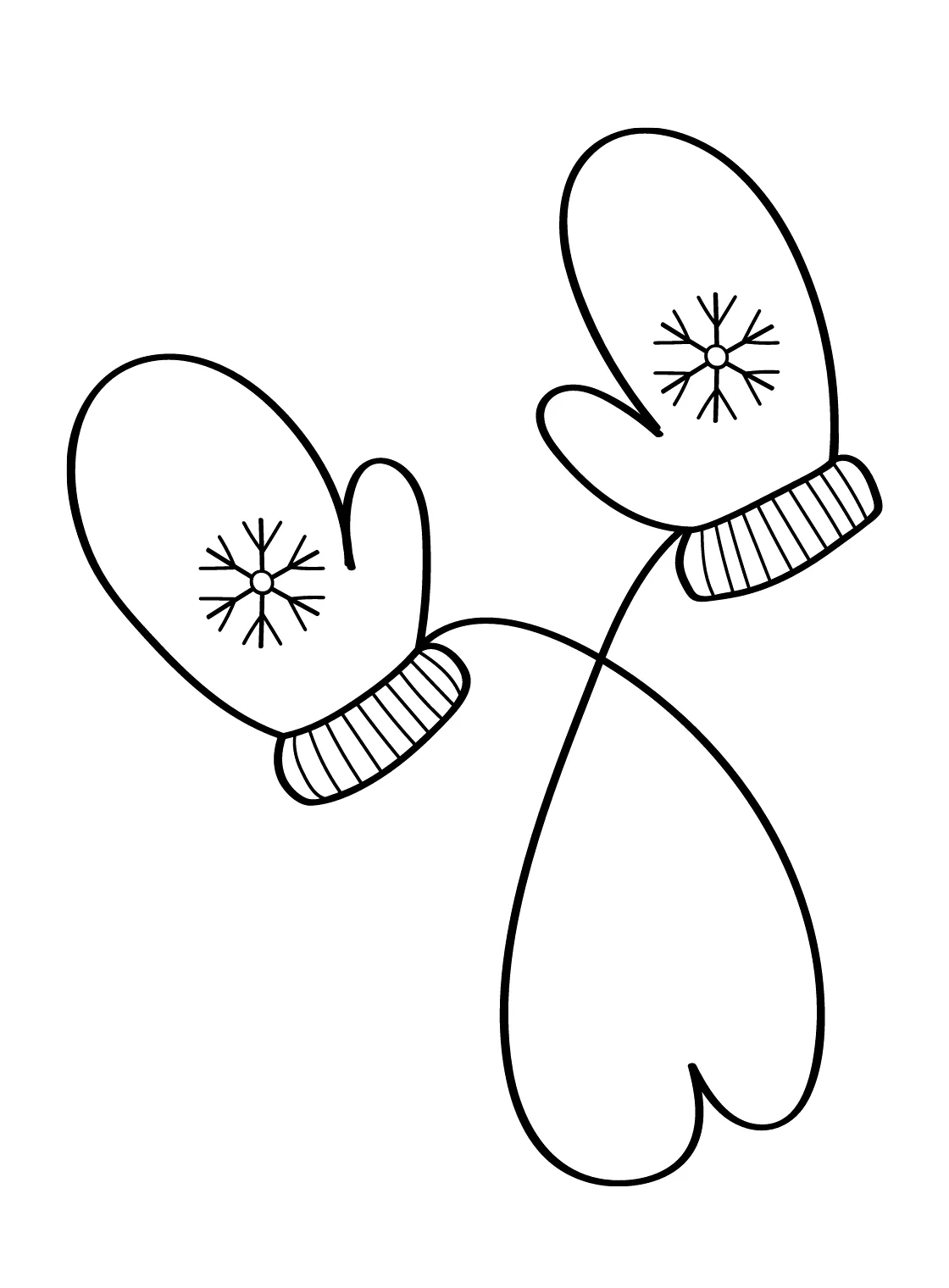 Pictures mittens winter coloring page free printable coloring pages