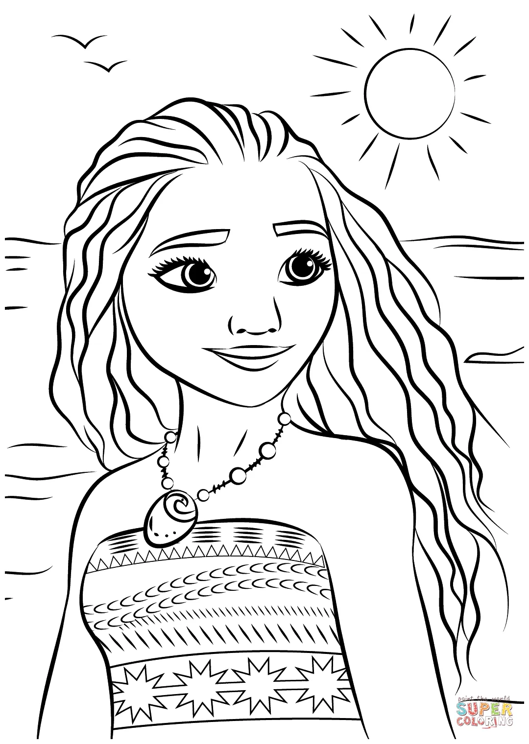Free moana coloring pages, download free moana coloring pages png