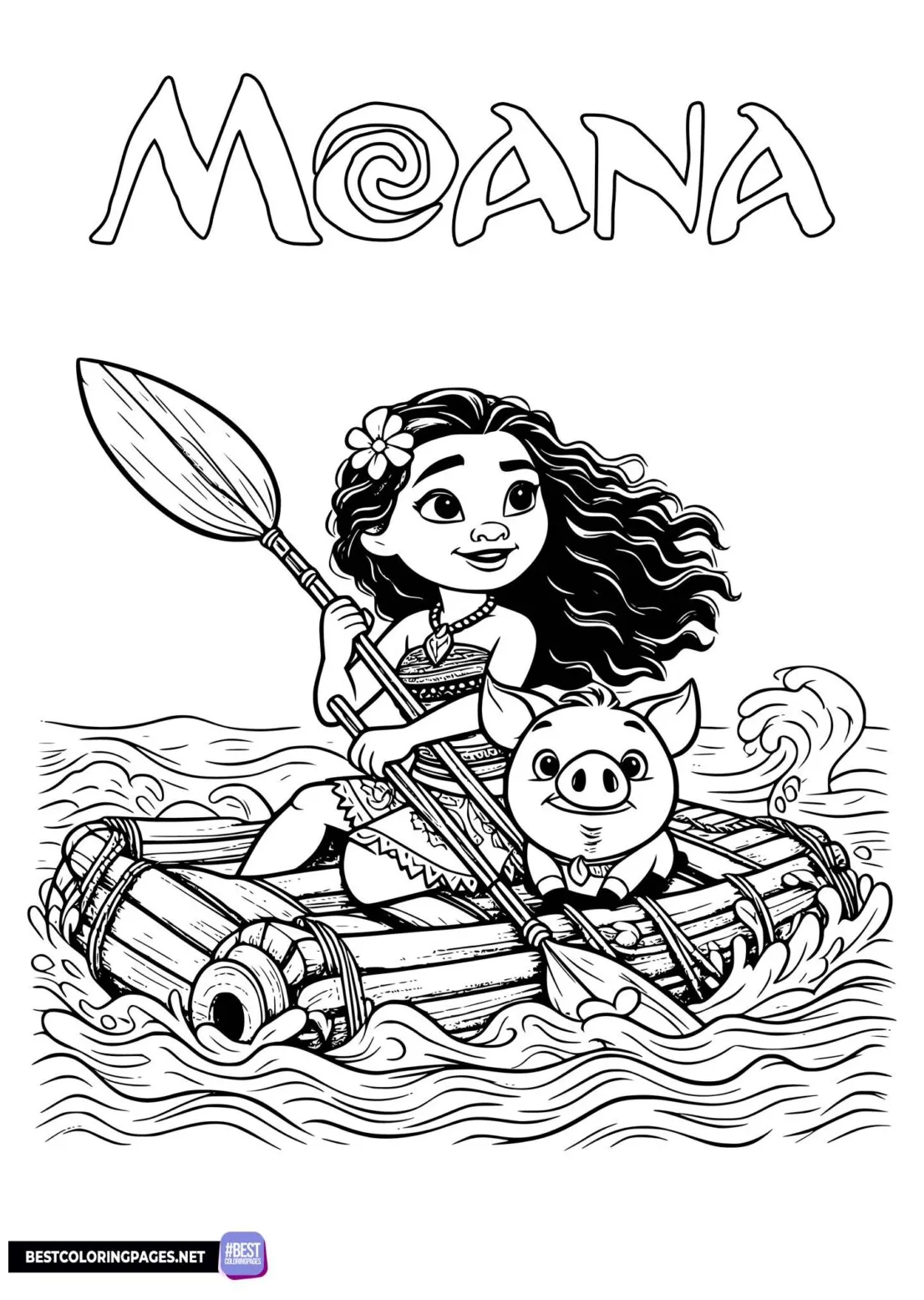 Free colouring page moana free printable coloring pages