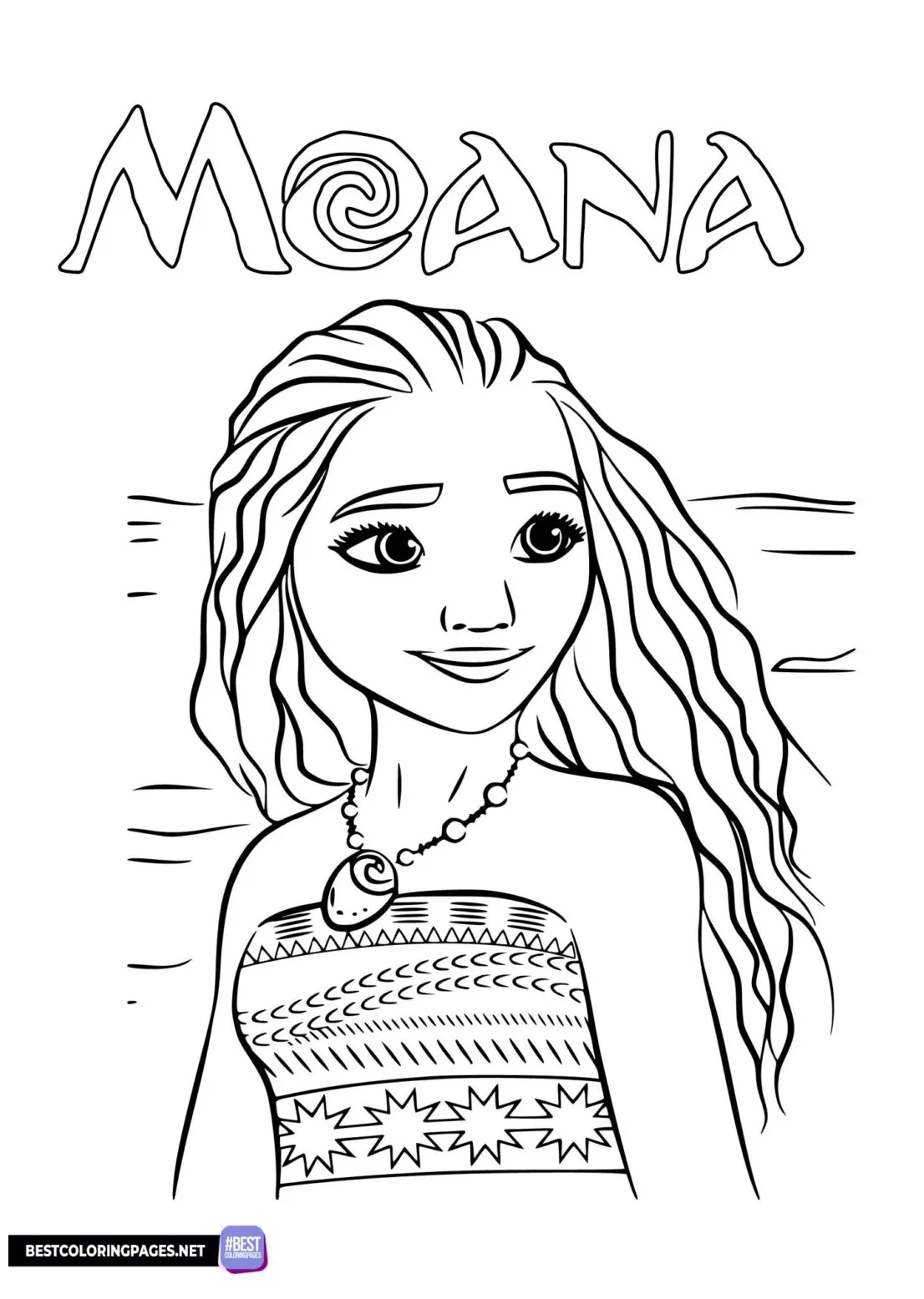 Free colouring page moana free printable coloring pages