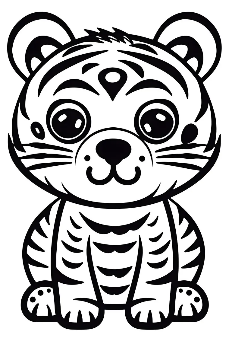 Premium Photo | Coloring page for kids cartoon style