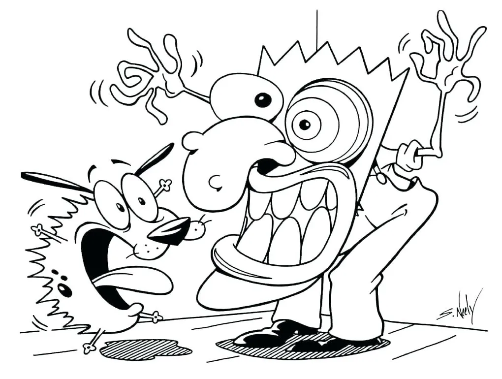 Cartoon coloring pages best coloring pages for kids