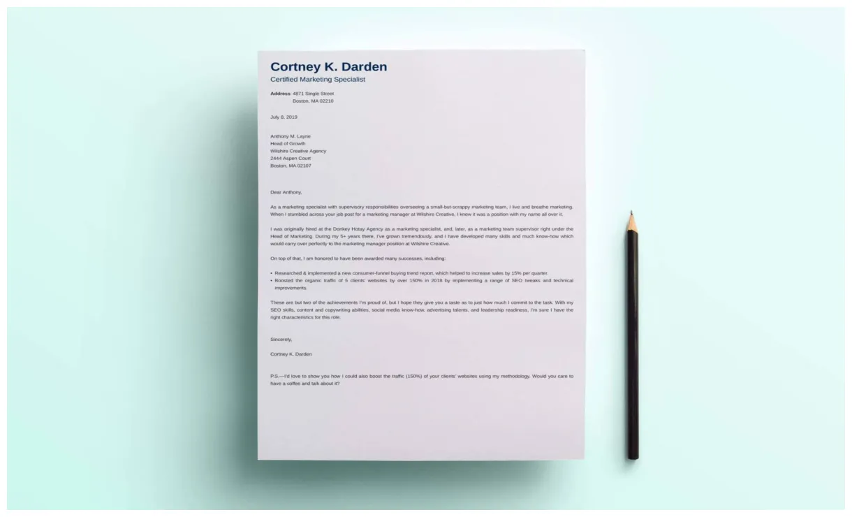 Top 14 Modern Cover Letter Templates to Download Now