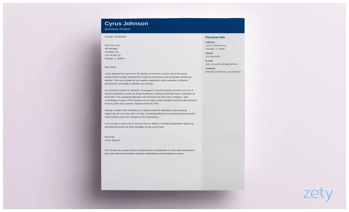 Top 14 Modern Cover Letter Templates To Download Now, 46% OFF