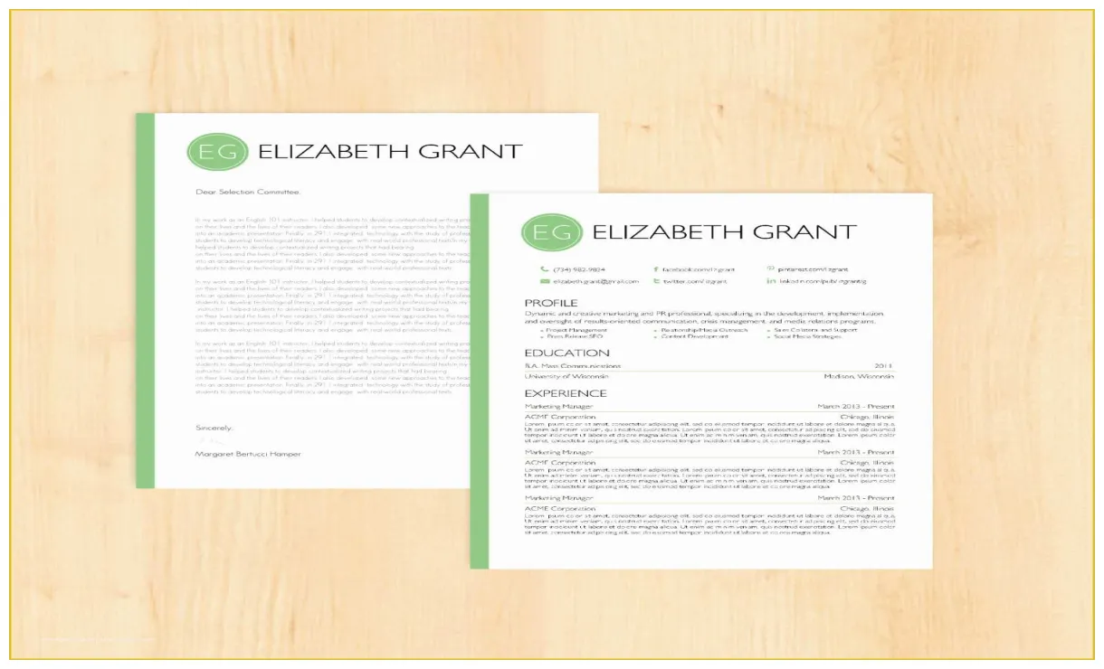 Free Modern Cover Letter Template Of Resume Template Cover Letter