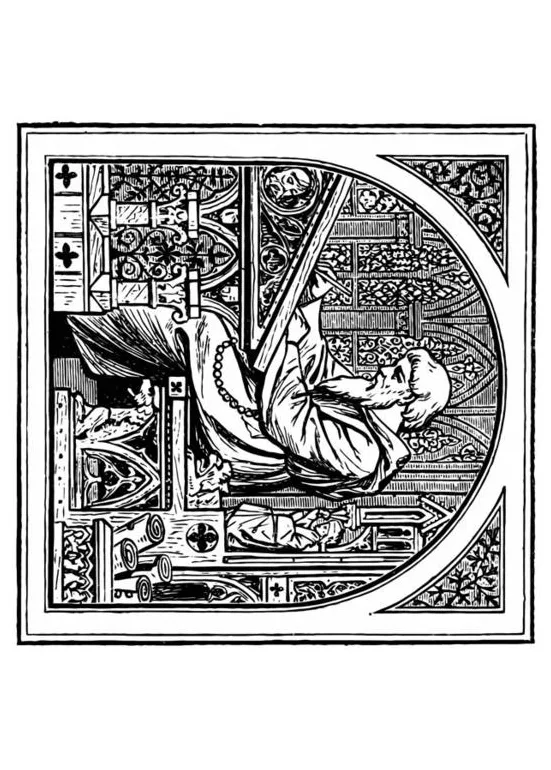 Coloring page writing monk free printables img 11243