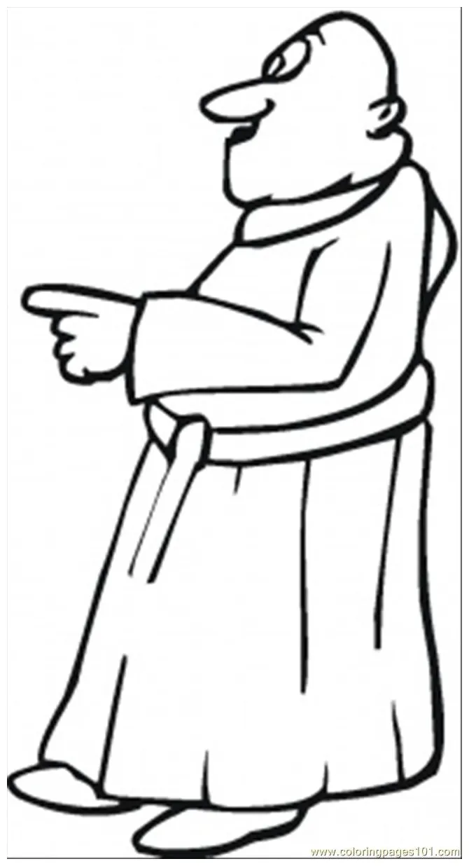 Coloring pages monk other > religions free printable coloring page