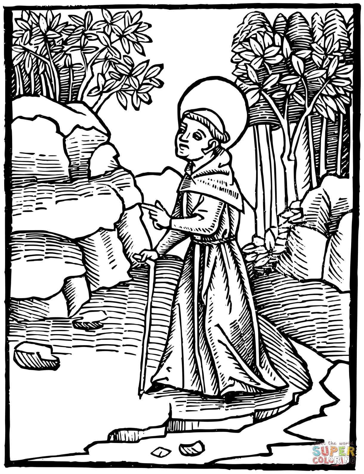 Vintage walking free printable coloring pages