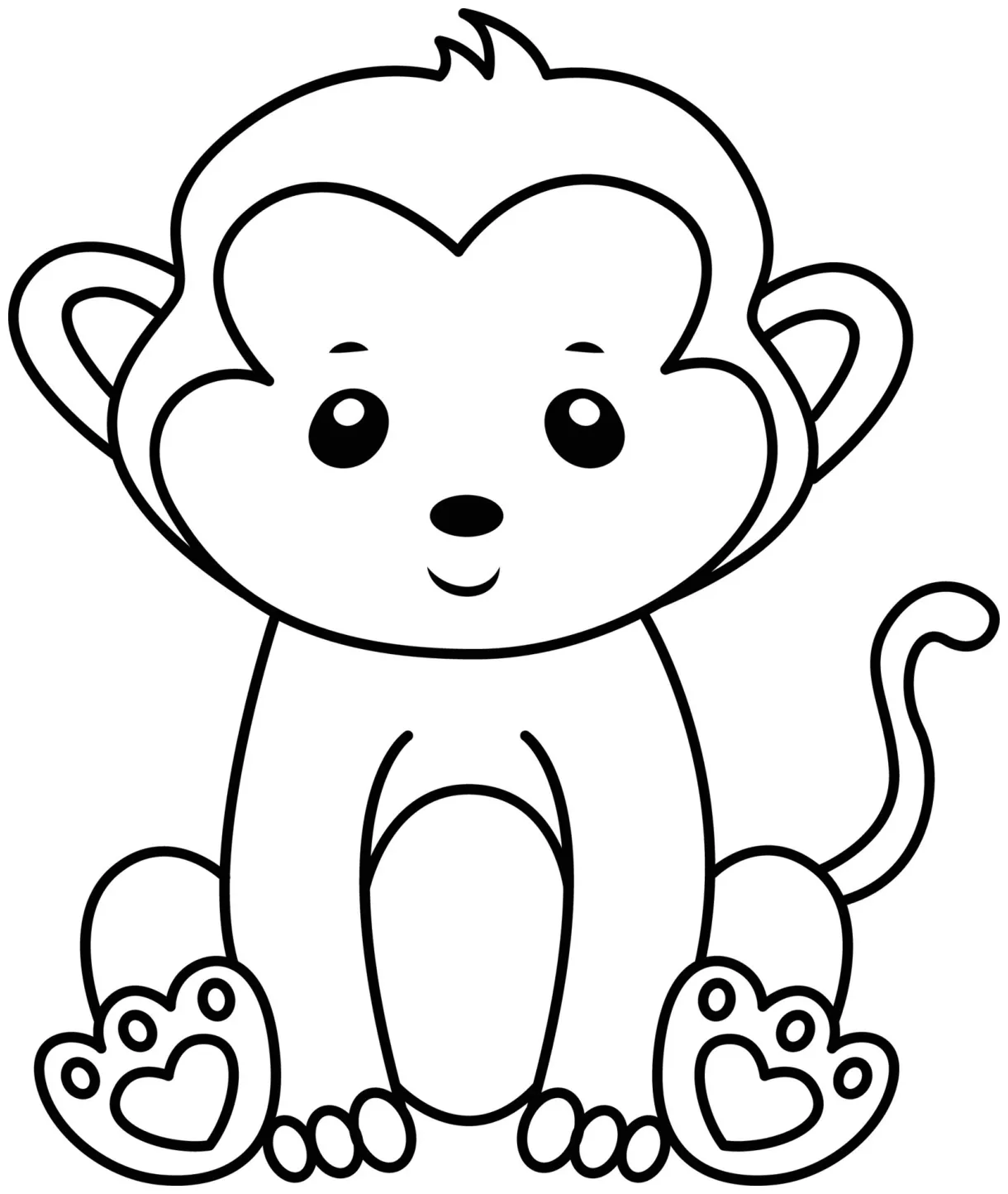 Fun Monkey Coloring Pages! Free Printables - Download Free Printable