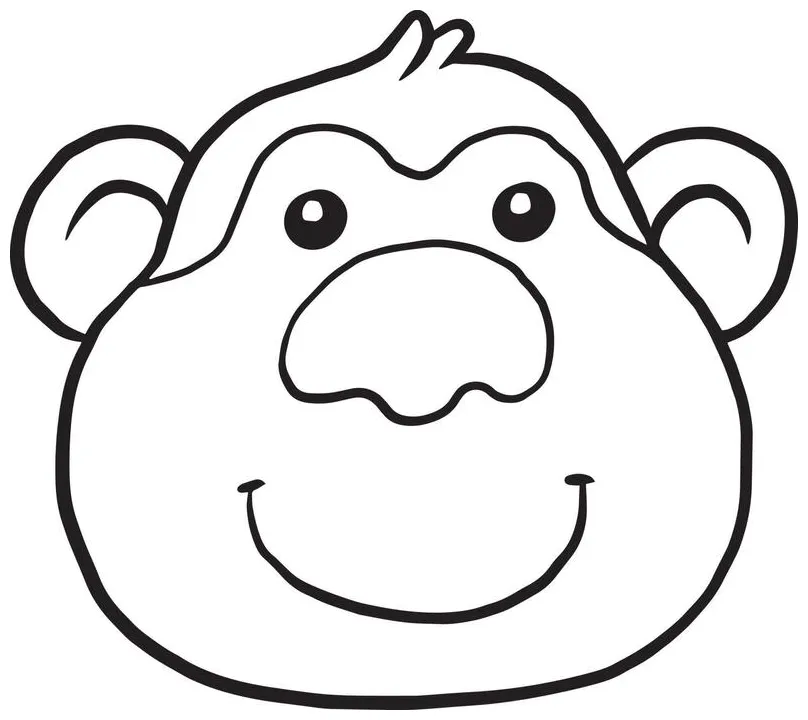 Page 6 monkey coloring page vector art, icons, and graphics for free