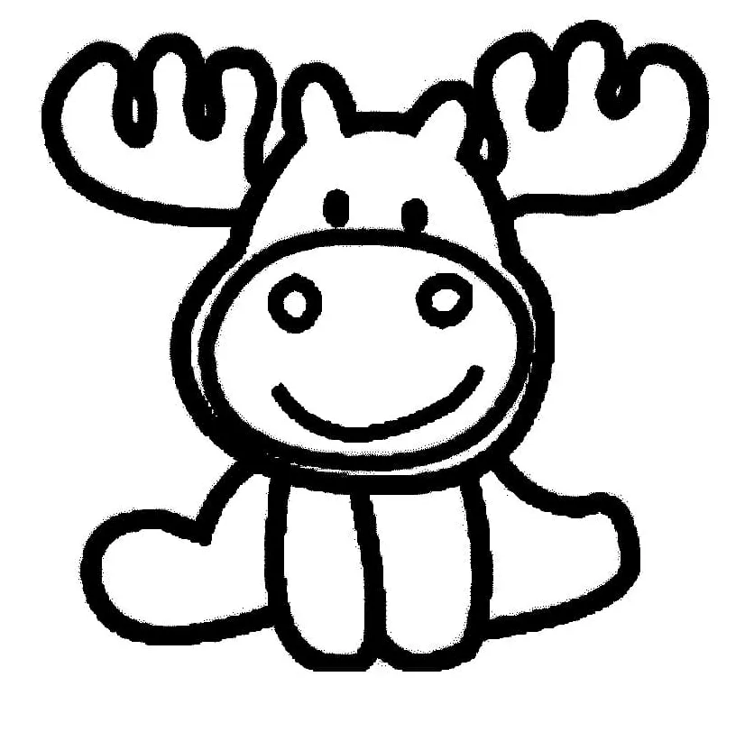 Moose coloring pages - ColoringLib