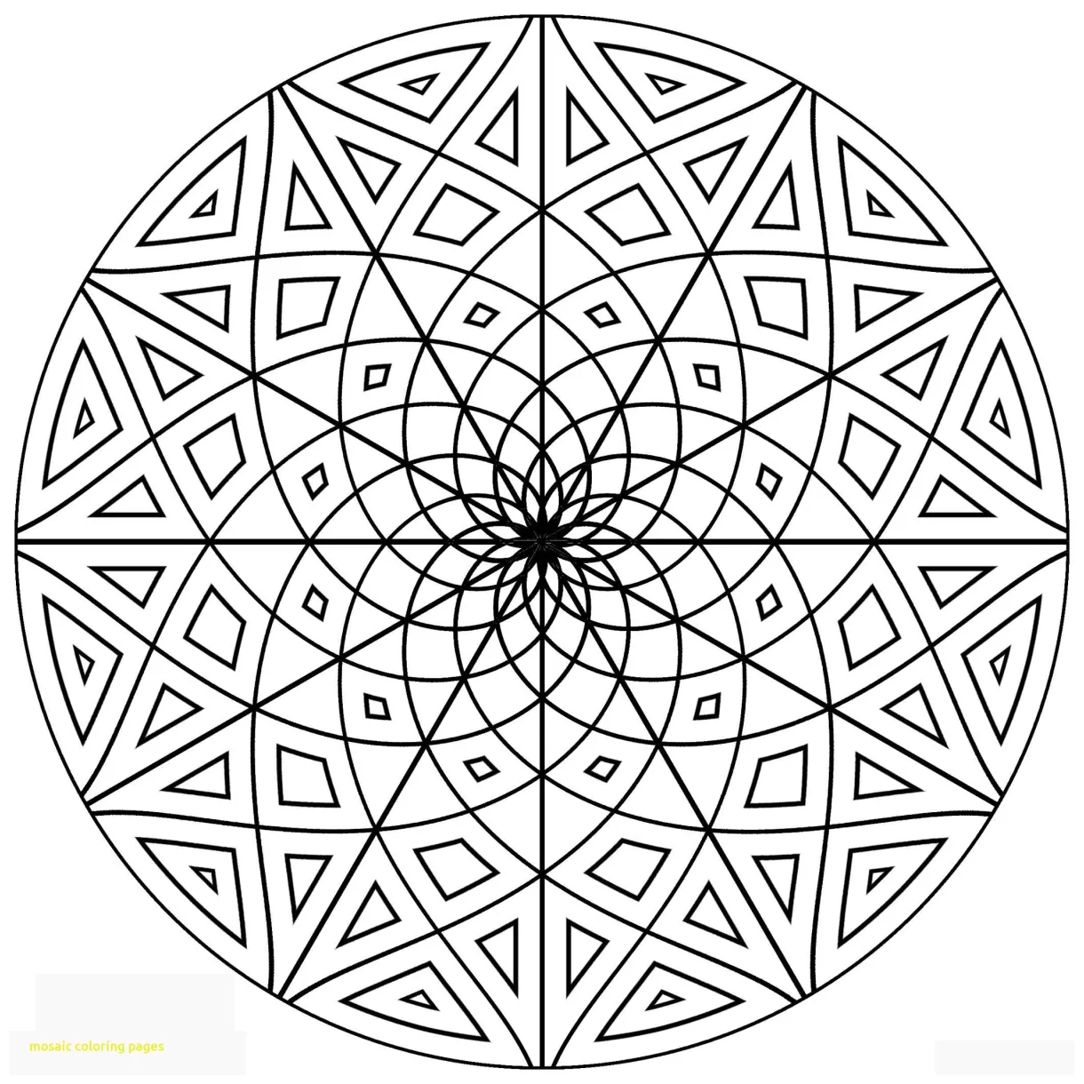 Mosaic coloring pages at getcolorings free printable colorings