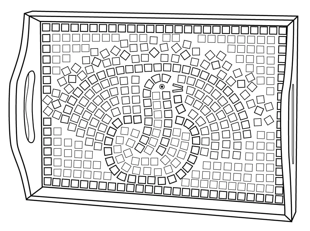 Mosaic coloring pages coloringlib