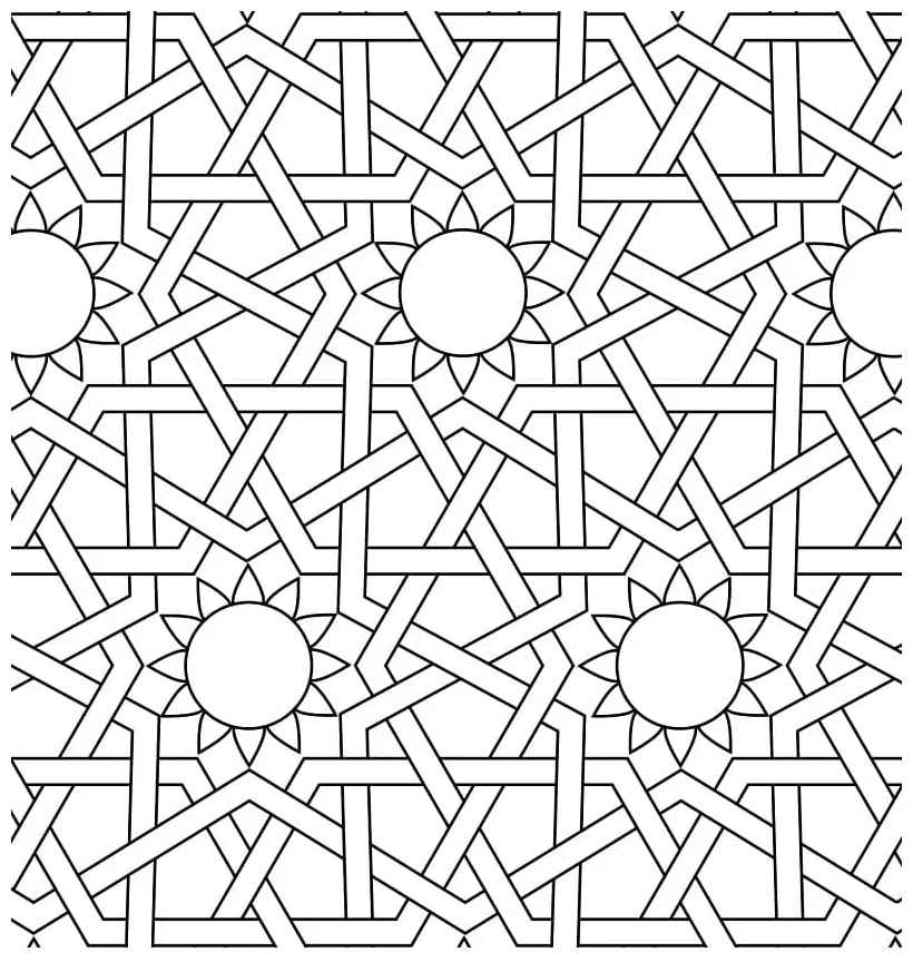 Mosaic coloring pages coloringlib
