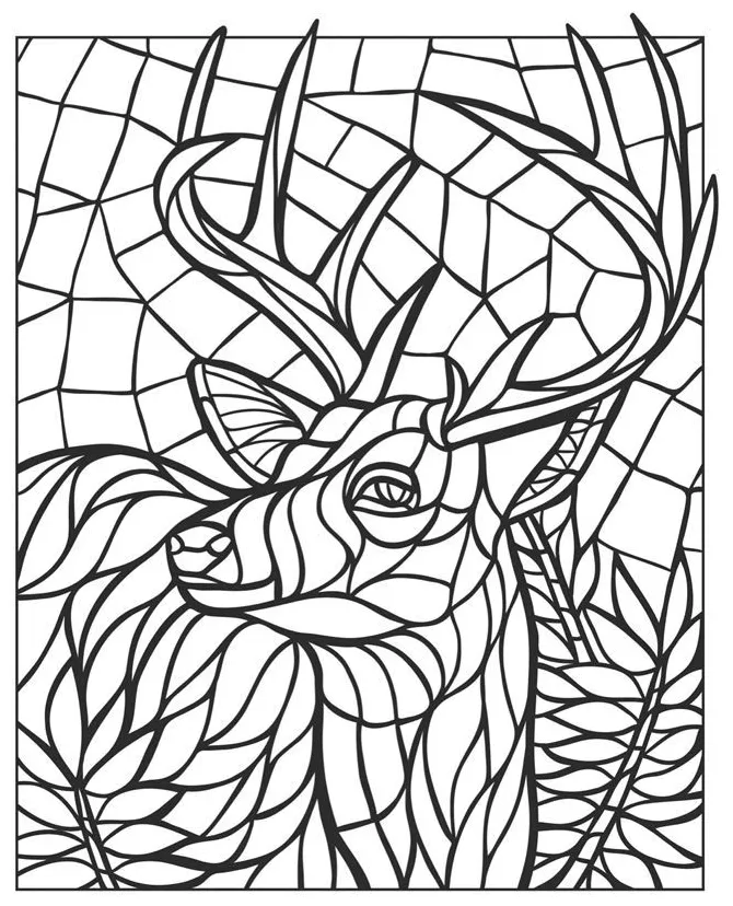 Mosaic coloring pages for kids coloring home