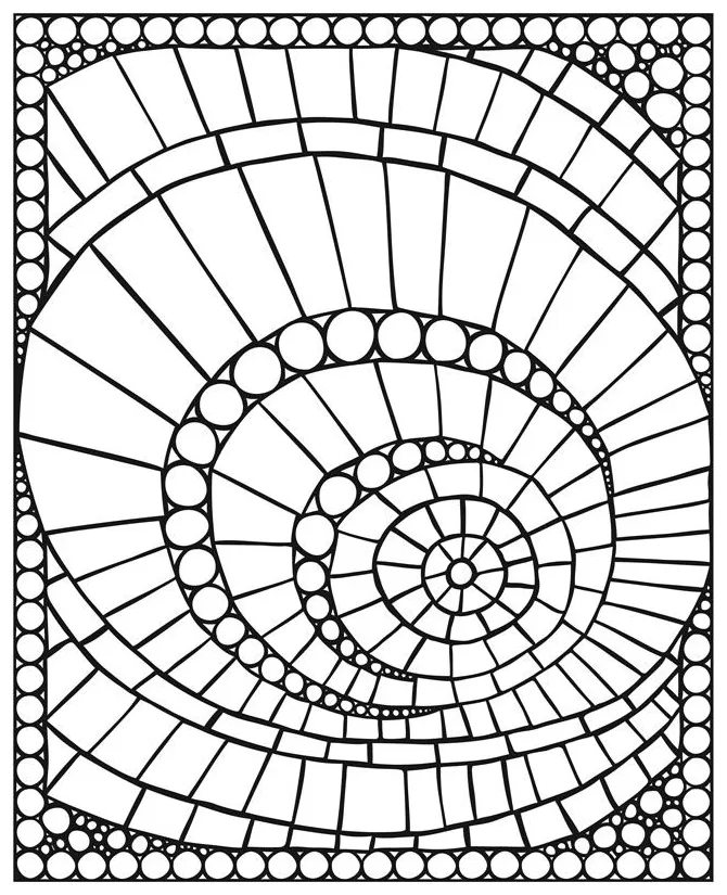 Mosaic patterns coloring pages at getcolorings free printable